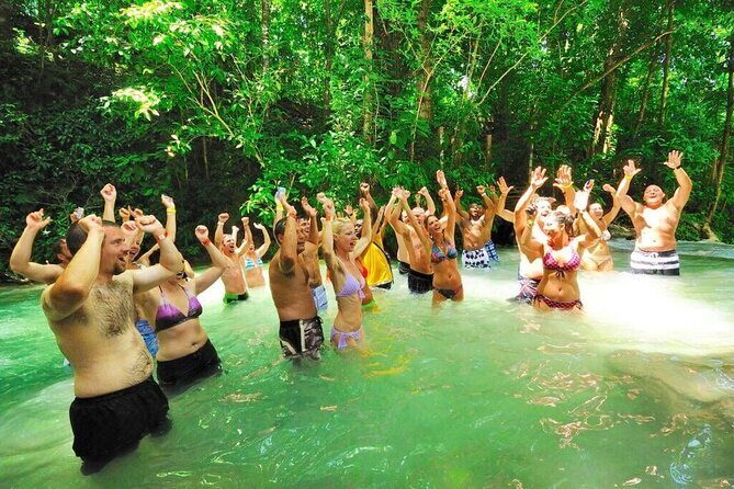 Action Pack Combo: Blue hole, river tubing and Dunn's River Falls - Blue Hole: your choice between relaxed swimming and full-throttle fun