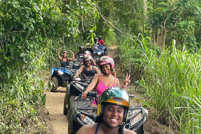 ATV and Bamboo Rafting with Transport from Montego Bay - Lethe community bamboo rafting: calm water, real narration