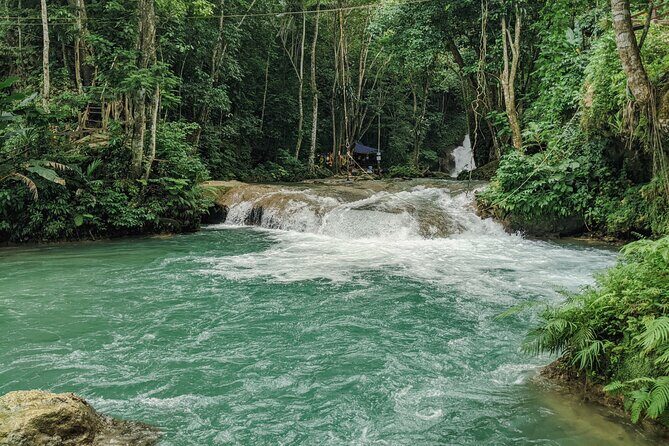 ATV Ride, Spanish Bridge, Blue Hole & Secret Falls-Private Tour - Blue Hole and Island Gully Falls: Water Time in the White River Valley