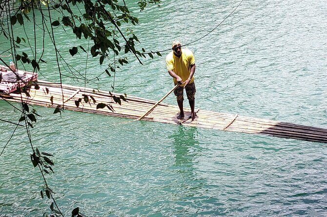 Bamboo Rafting and Boston Jerk Centre Tour in Portland Jamaica - The 40-Foot Float: What Your River Time Actually Looks Like