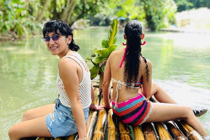 Bamboo Rafting and Horseback Riding Tour Montego Bay Jamaica - Bamboo rafting for 1 hour 45 minutes: slow water, big Jamaica energy