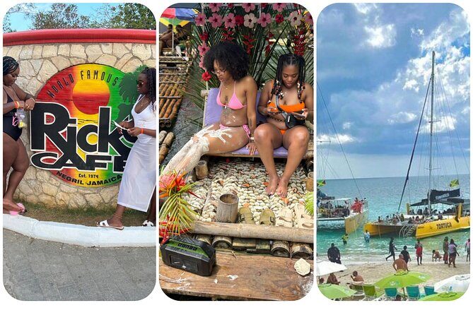 Bamboo Rafting, Catamaran Party Cruise and Ricks Cafe - Montego Bay in One Day: Raft, Sail, and Sunset Cliffs