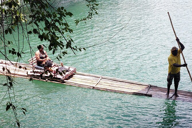 Bamboo Rafting, Frenchman Cove, Boston Jerk Centre in Portland - Rio Grande Bamboo Rafting to Rafter’s Rest: the main event