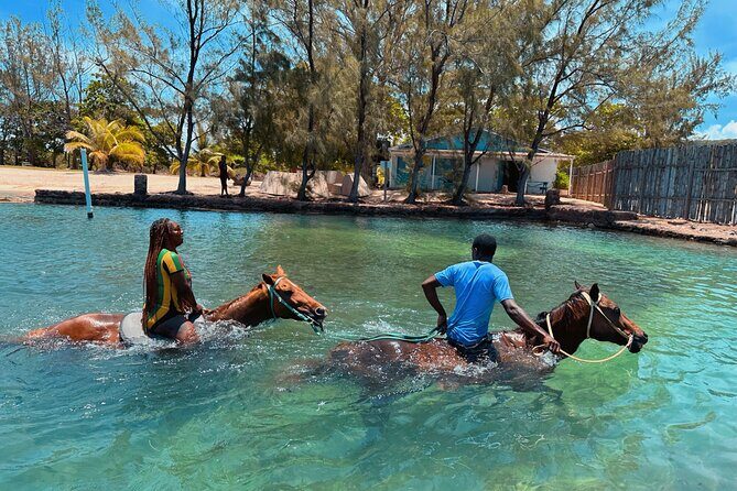 Bamboo Rafting & Horseback Ride n Swim Guided Tour in Montego Bay - Mid-Raft Magic: The Limestone Foot Massage