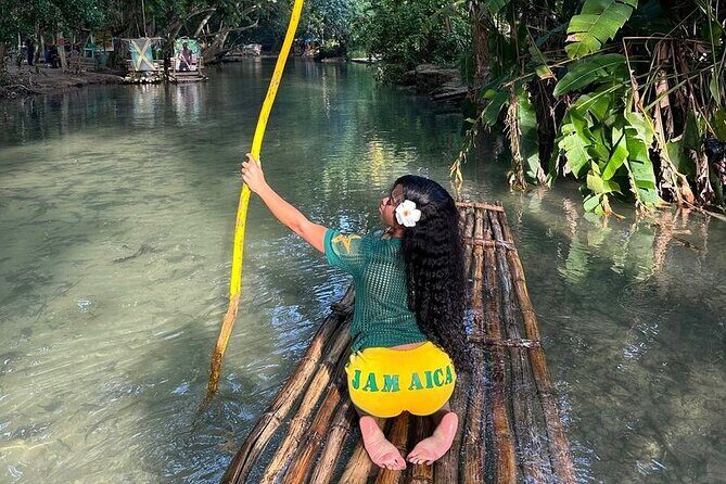 Bamboo Rafting & Limestone Foot Massage on the River - Bamboo Rafting on the Great River at Lethe Estate
