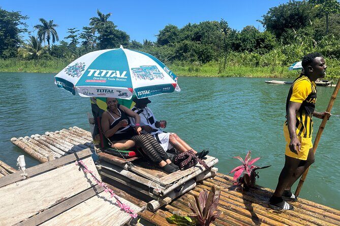 Bamboo rafting on the great river -Transportation only - The limestone leg massage: the quirky part that people remember