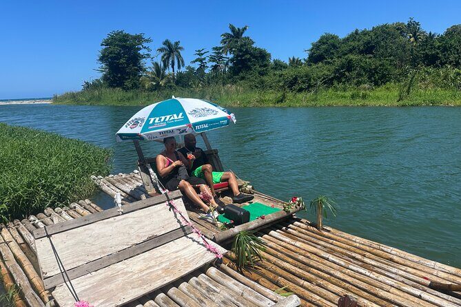 Bamboo rafting on the great river -Transportation only - Guides, music, and the “not rushed” feeling (Alex and Teddy)