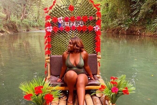 Bamboo Rafting With Foot Massage - The river stop experience: your limestone foot rub break