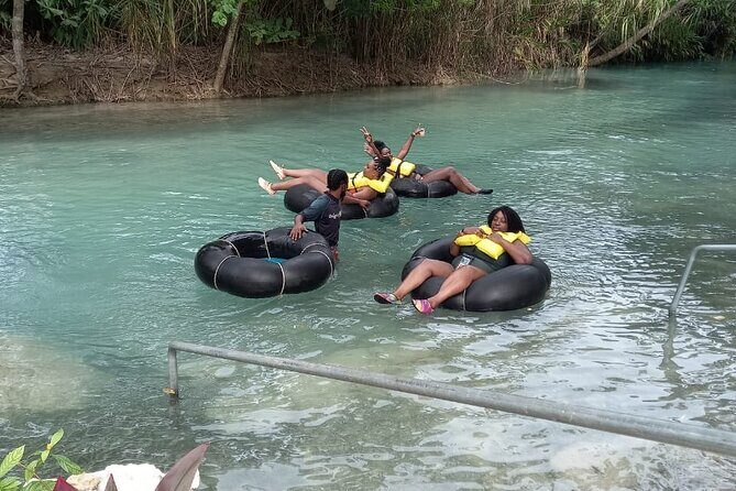 Blue Hole Adventurous and Relaxing River Tubing water Activities in Ocho Rios - Stop 2 on the White River: safer tubing and a downstream reset
