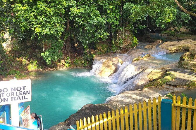 Blue Hole and Beach from Cruise ship Ports or Hotels in Ocho Rios - Blue Hole: waterfalls, caves, and optional cliff jumps