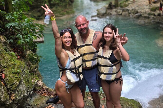 Blue Hole and Horse Riding with Swim Ocho Rios - Ray and the value of a guide who keeps an eye on safety