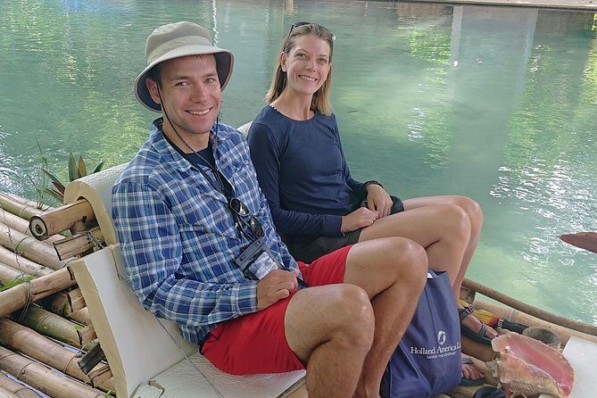 Blue Hole and River Rafting - River Rafting on a Bamboo Raft: Calm Ride With a Splash of Adventure