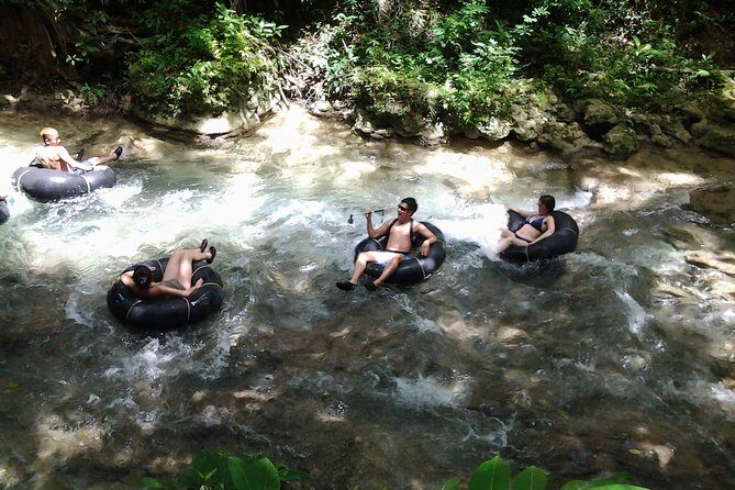 Blue Hole and River Tubing from Montego Bay - White River tubing: lazy float with built-in splash moments