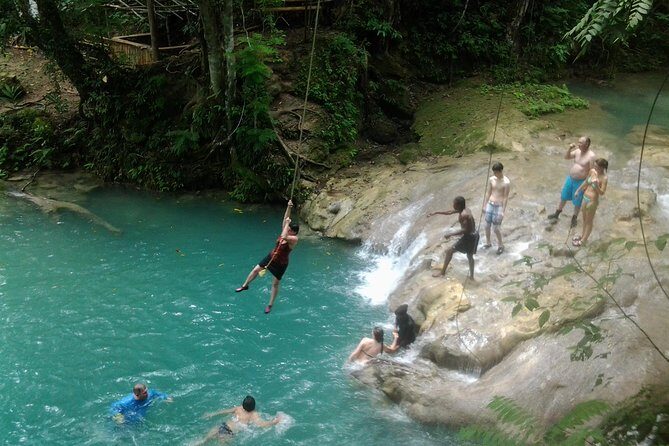 Blue Hole and River Tubing from Montego Bay - Blue Hole sinkhole time: swim, relax, and optional cliff jumps