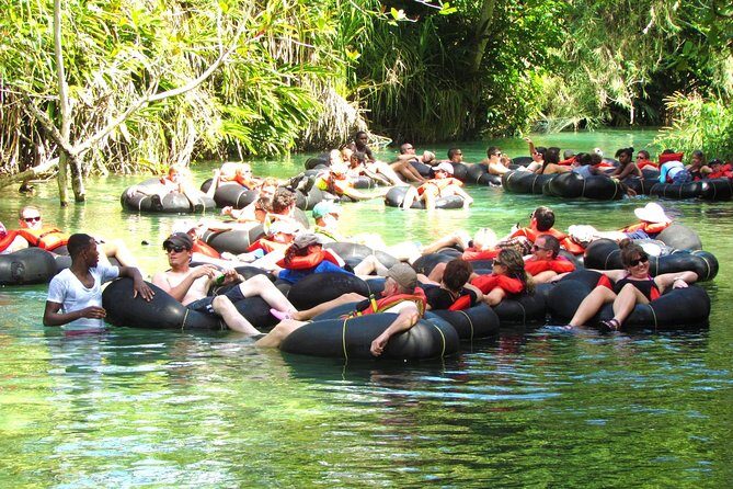 Blue Hole Falls & White River Tubing from Falmouth Jamaica - Getting there from Falmouth: Columbus Park and the lunch break