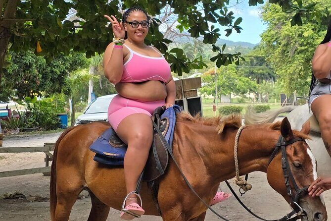 Blue Hole, Horseride with Swim and Bamboo Rafting Ocho Rios - Dunn’s River Falls: a possible extra you should be ready for