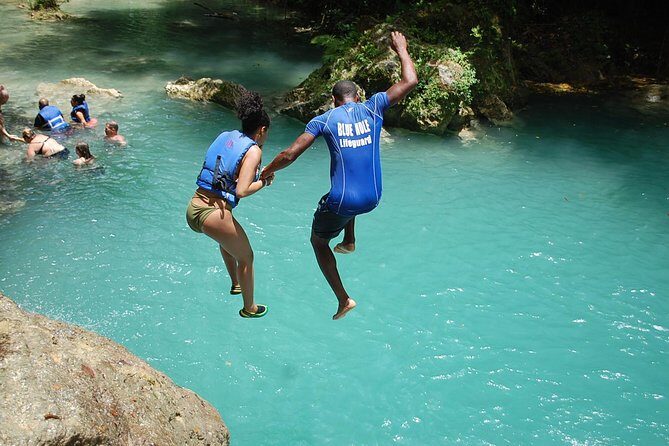 Blue Hole plus Secret Falls and Dunns River Falls Combo from Falmouth Hotels - Key highlights you’ll feel on the day