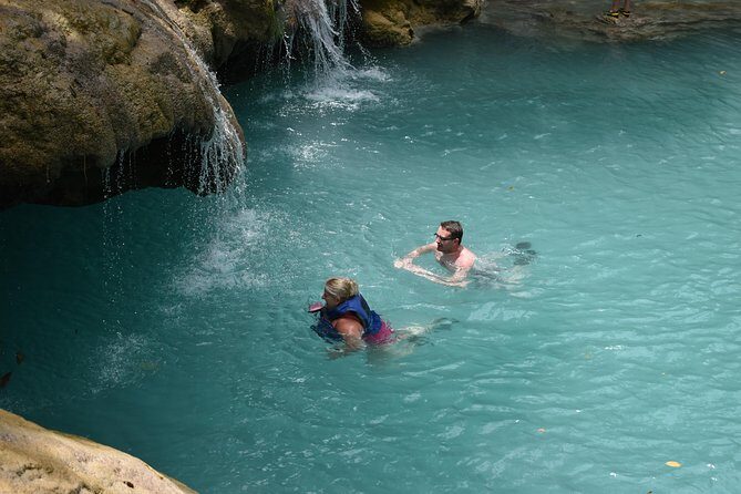 Blue Hole plus Secret Falls & Dunn's River Falls from Grand Palladium - Lunch at a local eatery: own cost, bring a plan