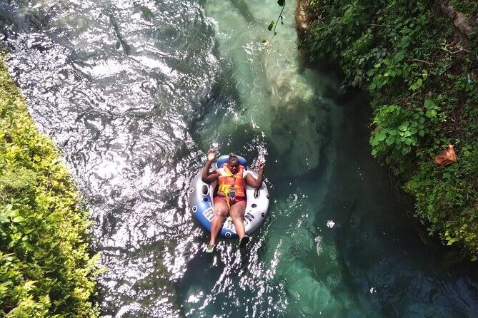 Blue Hole, River Tubing, Lunch Stop from Montego Bay and Falmouth - White River Tubing: One Hour of Float-Down Calm