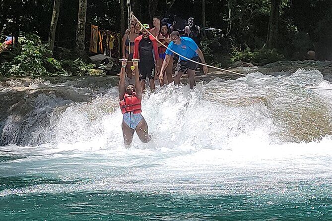 Blue Hole & River Tubing Tour From Falmouth & Runaway Bay Jamaica - Pickup, vehicle comfort, and group rhythm