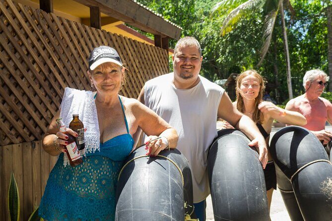 Blue Hole & River Tubing Tour From Falmouth & Runaway Bay Jamaica - Stop 1: Blue Hole jungle hike and cool-water swim time