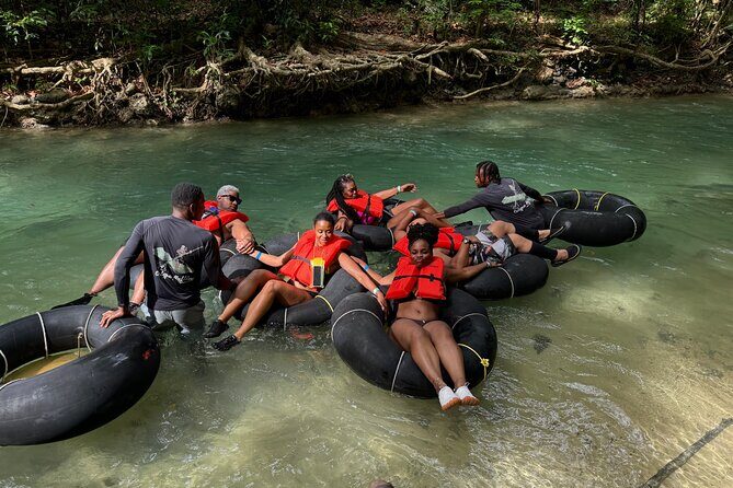 Blue Hole Secret Falls and River Tubing Private Tour - Stop 2: White River tubing with occasional Class II rapids
