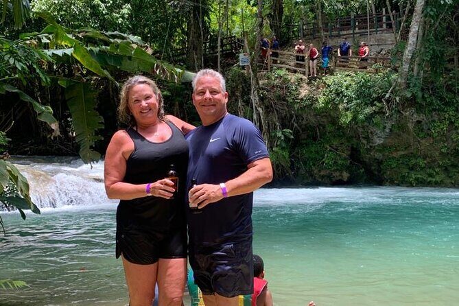Blue Hole Water Falls (From Montego Bay & Falmouth) Private - The horseback-in-water moment: a short thrill with big photo payoff