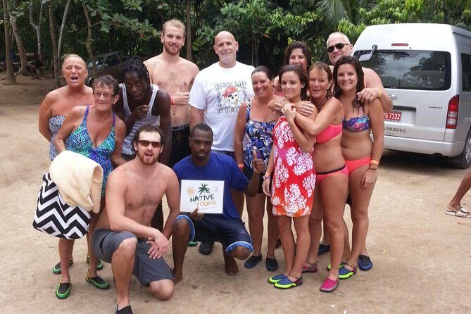Blue Hole Waterfall & Beach Break Shore Excursion from Port of Falmouth - Ocho Rios lunch at a jerk center: local flavor, your budget