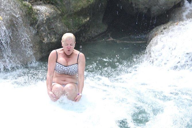 Blue Hole waterfalls from Runaway bay - Private Means No Herding: What “Only Your Group” Changes