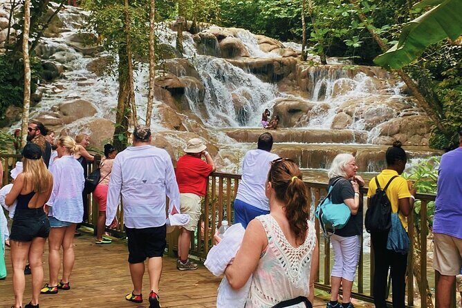 Bob Marley Nine Mile and Dunns River Combo from Ocho Rios - Stop 2: Dunn’s River Falls—The 180-Foot Hike and Swim Break