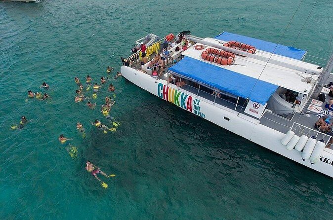 Catamaran, ATV and Horse Back Riding/Swim - Sea-Doo Scooter Snorkel + Part Cruise: Coral and Fish Time