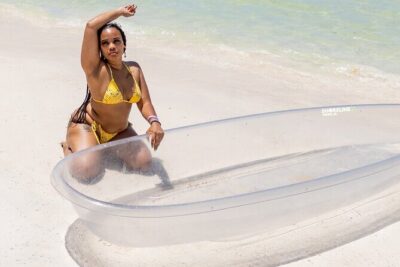 Clear Kayak Photoshoot in Montego Bay - How the Drone Photos and Close-Ups Actually Work