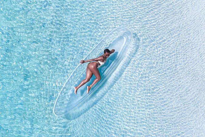 Clear Kayak with Drone Photo Shoots & videos - The 2-Hour Flow: Beach Shots, Then Clear Kayak Frames