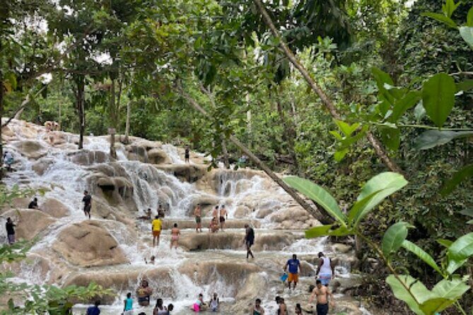 Dunn River Falls and Bamboo River Rafting in Ocho Rios Jamaica. - Dunn’s River Falls Climb: 600 Feet of Water-Powered Work