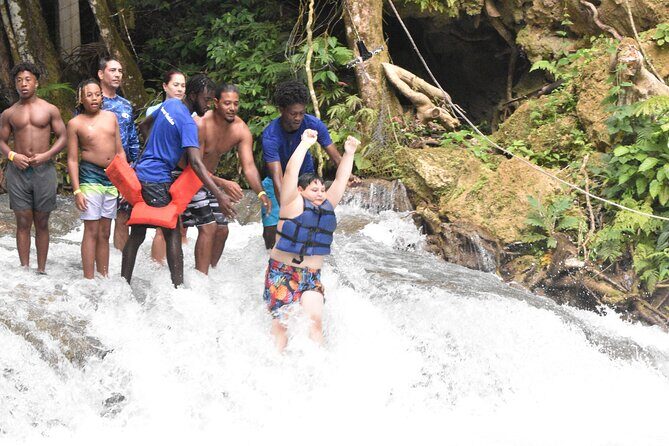 Dunn's River and Blue Hole with lunch combo from Montego Bay - Blue Hole: Swimming and cliff jumping with real personality
