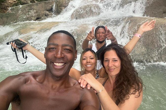 Dunn's River Falls and Horseback Riding Adventure Ocho Rios Ja - Bottled water, rum punch, and how to handle food