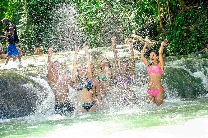 Dunn's River Falls and Ocho Rios Shopping Tour from Runaway Bay - Scotchies jerk lunch at Drax Hall: great food, but budget for it