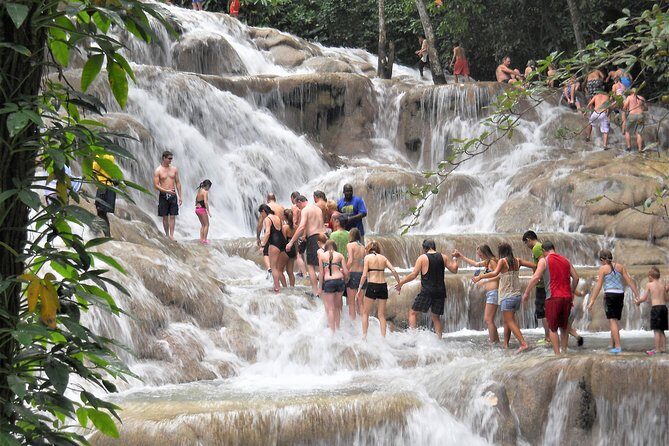 Dunn's River Falls and Ocho Rios Shopping Tour from Runaway Bay - Dunn’s River Falls climb: timing, water shoes, and how you get moving