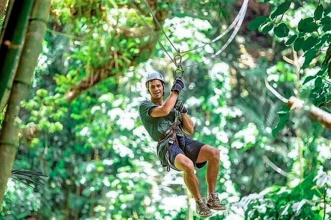 Dunns River Falls, Rafting, Zipline & Horseback from Montego Bay - Four Big Activities, One Packed 4 hours 45 minutes