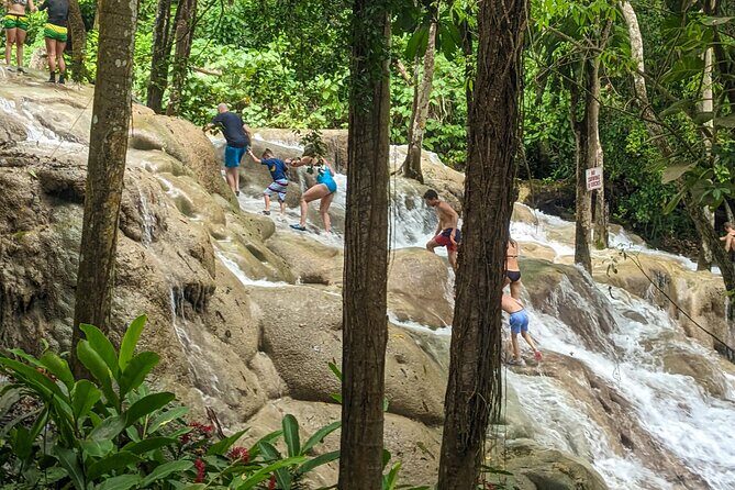 Dunns River Falls, Rafting, Zipline & Horseback from Montego Bay - Horseback Ride n Swim: Land, Then Water, Then That Caribbean Feeling