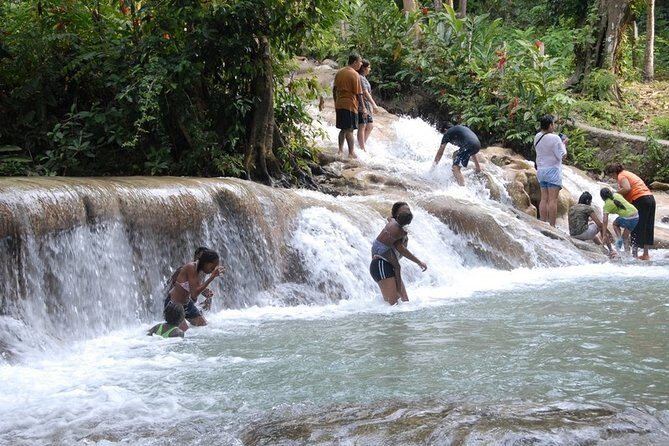 Dunn's River Falls Tour from Ocho Rios - The White-Sand Base: Where You Can Swim and Reset