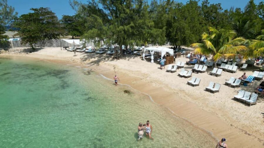 Falmouth: Dunn’s River Falls & Bamboo Beach Club VIP Access - Reggae, entertainment, and the bartender mixology demo