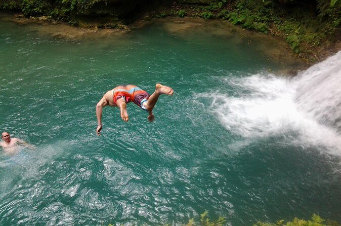 Falmouth Shore Excursion Blue Hole and Dunn's River Falls Combo - Safety and Smart Planning for Water-and-Rock Fun