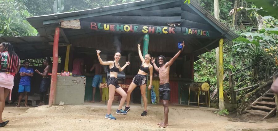 From Montego Bay: Blue Hole Waterfall Experience - Hidden Caves, Secret Falls, and the Clay Moment