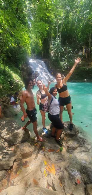 From Montego Bay: Blue Hole Waterfall Experience - Ocho Rios Stop: Quick Food Choices and Local Color