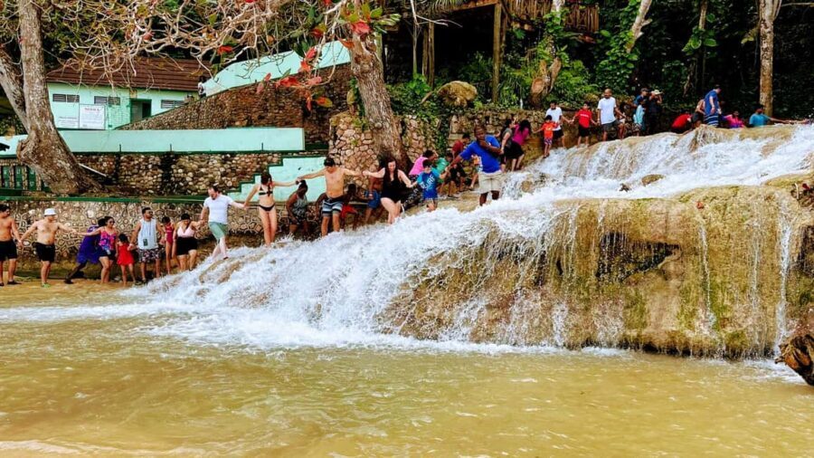 From Ocho Rios / Runaway Bay: Day Trip to Dunn's River Falls - Climbing the Terraced Waterfall With a Guide