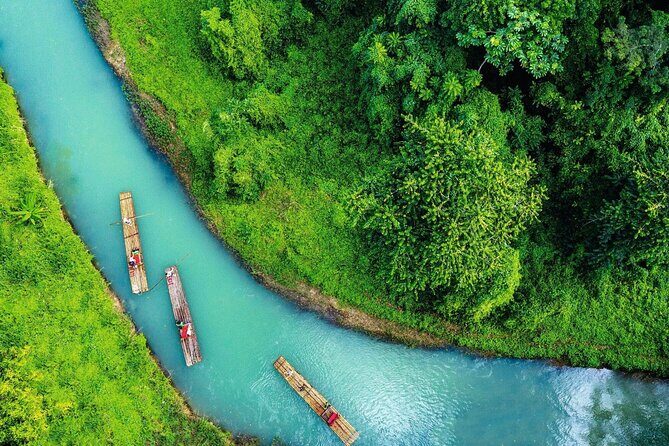 Full Day Martha Brae Rafting & Luminous Lagoon Tour with Dinner - Bamboo Raft Captain Demo and the 3-Mile Martha Brae River Ride
