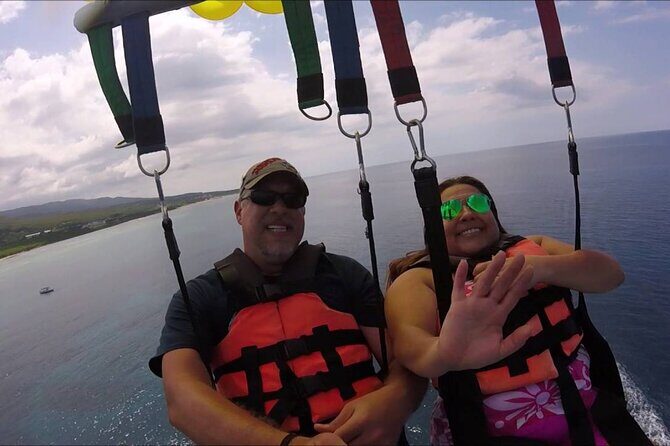 Grate River Rafting with Limestone Massage, Jet Ski and Parasailing combo tour - Tropical Bliss Beach Jet Ski and Parasailing: Go Fast, Then Follow the Rules