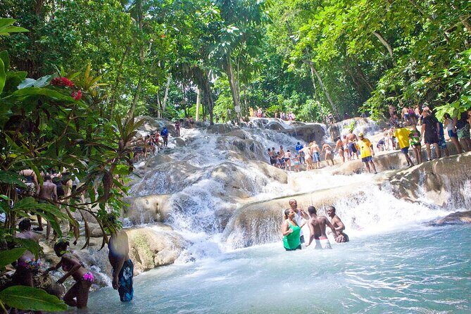 Green Grotto Caves and Dunn's River Falls Guided Tour with Admission - Montego Bay Logistics: Pickup, Tickets, and a Real Time Budget