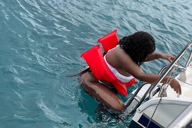 Half Day Catamaran Party Boat, Snorkeling and Hip Strip Tour - Snorkeling in Montego Bay Marine Park and Harbor: what to expect